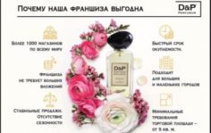 Франшиза D&P Perfumum: Сеть магазинов парфюмерии