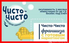 Франшиза клинингового сервиса