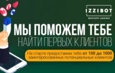 Франшиза izziBot: WhatsApp-лендинг, сайт, виртуальный менеджер и чат-бот одновременно
