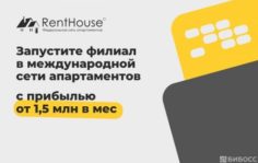 Франшиза RentHouse: Краткосрочная аренда недвижимости