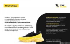 Франшиза VanBlack: Онлайн-магазин обуви