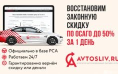 Франшиза AVTOSLIV.RU: Онлайн-бизнес автострахования ОСАГО и автоуслуг