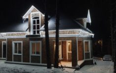 Франшиза Зимняя Сказка: Декоративная подсветка фасадов для загородных домов и административных зданий