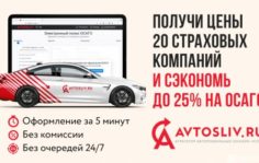 Франшиза AVTOSLIV.RU: Онлайн-бизнес автострахования ОСАГО и автоуслуг