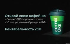 Франшиза COFFEE LIKE: Сеть кофеен